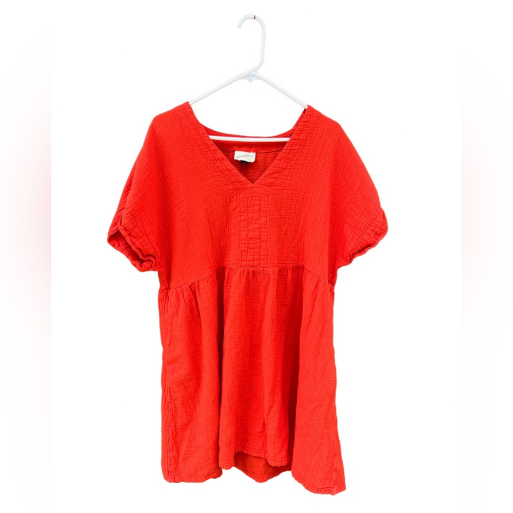 UNIVERSAL THREAD- Orange/red sundress with pockets on both sides! Size-XXL